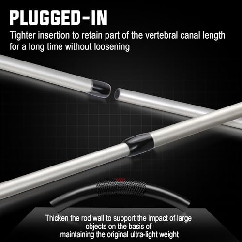 Sougayilang Baitcaster Combo, IM7 Graphite 2Pc Blank Rods,M/MH Power,EVA Handle & Stainless Steel Guides，7.1:1 Gear Ratio, 18LB Drag for Bass, Walleye, Pike - color: green-left, size: 6'10''-Medium