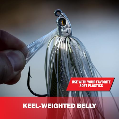 6th Sense – Divine Swim Jig – Bass Fishing – Dock Skipping Swim Jig – Keel-Weighted Belly – Cover Deflecting Design - color: Sexified Shad, size: 3/8oz.