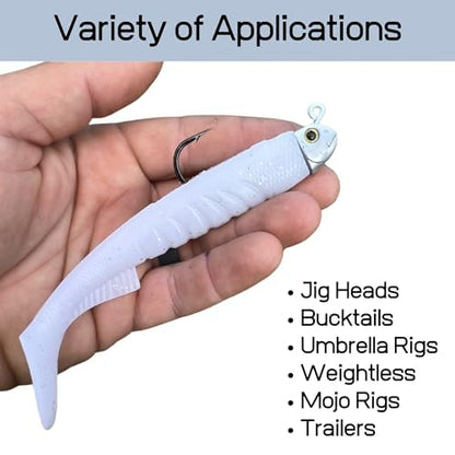 Extreme Paddle Tail Swim Baits - Soft Plastic Swimbaits, Premium Paddle Tail Swimbaits for Bass Fishing, Great Action Lifelike Saltwater Soft Swimbait Shad Lure - color: Green Pumpkin Shad, size: 4.5"