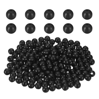 Fishing Beads, Plastic Round Hard Bait Egg Lure Rig Freshwater Saltwater for Fishing Rigs for Catfish Rig Outdoor Tackle Tool - size: 6mm