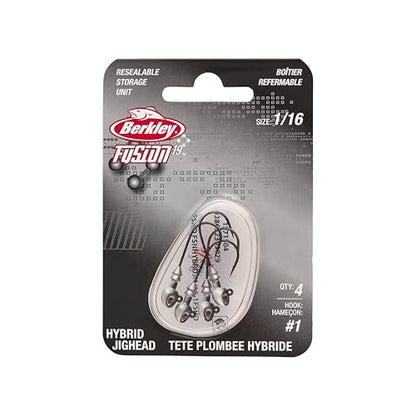 Berkley Fusion19 Hybrid Fishing Jigheads - color: Fish Head, size: 1 Hook Size - 1/16 oz