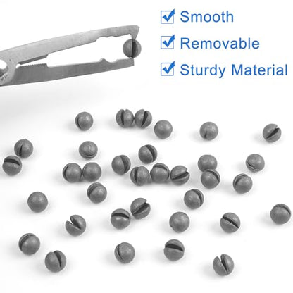 Removable Split Shot Fishing Weights, Fly Fishing Line Sinkers Reusable Clip On Weights Freshwater Saltwater Fishing Sinkers - style: 2g-100pcs