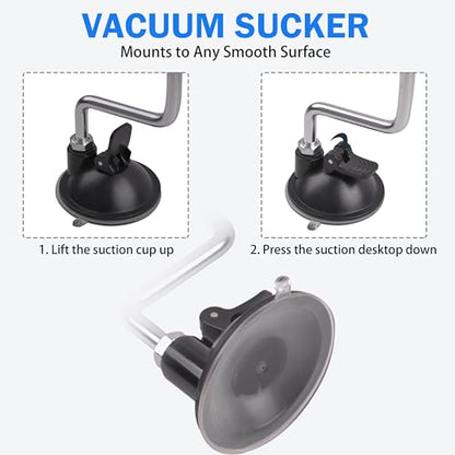 Fishing Line Spooler Winder, Adjustable Fishing Reel Spooler with Clamp Spooling Station for Spinning Casting Reels Winding System Device - style: With Suction Cup