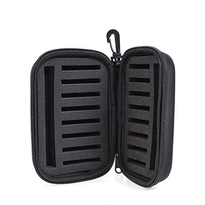 Toasis Fishing Lure Storage Wrap Bag Spinner Baits Wallet Case Black Color