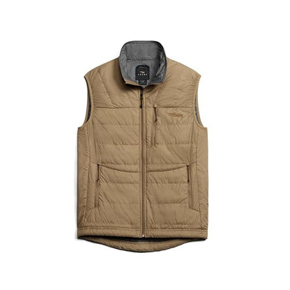 SITKA Kelvin Aerolite Vest - Lightweight Insulated Hunting Vest for Men - color: Buckskin, size: 3X-Large Big