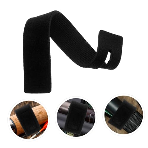 5pcs Adjustable Fishing Rod Straps Elastic Non-Slip Fishing Pole Bands Hook and Loop Closure for Secure Rod Fixing and Storage for Anglers and Outdoors