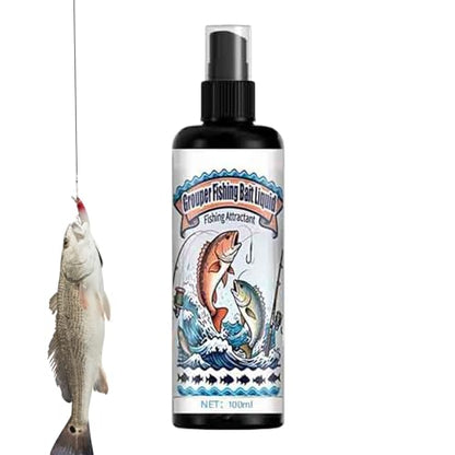 Fish Attractant Angling Spraying Solution 100ml | Bass Fishing Attractant for Bass Catfish Trout Carp Walleye Pike Lake Pond River Reservoir Saltwater