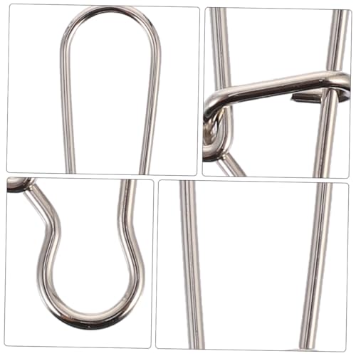 Fishing Buckle Sea Fishing Swivels Catfishing Holder Quick Feeder Fishing Bait Fishing Gadgets Sea - size: 2.4x0.7 cm