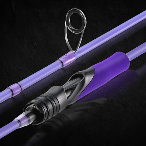 Sougayilang Spinning Combo – 5.2:1 Gear Ratio, IM6 Graphite 2-Piece Rod, Stainless Steel Guides for Bass, Trout, Panfish – Lightweight Freshwater Fishing Kit - size: 6'0''-Medium