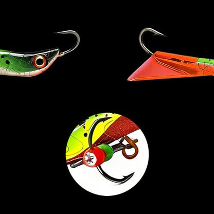 Ice Fishing Jigs Balancer Winter Fishing Lures Jigging Lures Head for Walleye Bluegill Pike Perch Ice Fishing Kits - color: 71MM 14G
