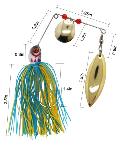 Fishing Lure Set Fishing Spoons Frog Lures Soft Hard Metal Lure Crank Popper Minnow Pencil Jig Hook for Trout Bass Salmon with Tackle Box - color: B-5pcs