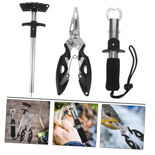 LIOOBO Trout Fishing Gear Tool of Fish Hook Remover Fish Controller Large Hook Remover Small Pliers for Anglers