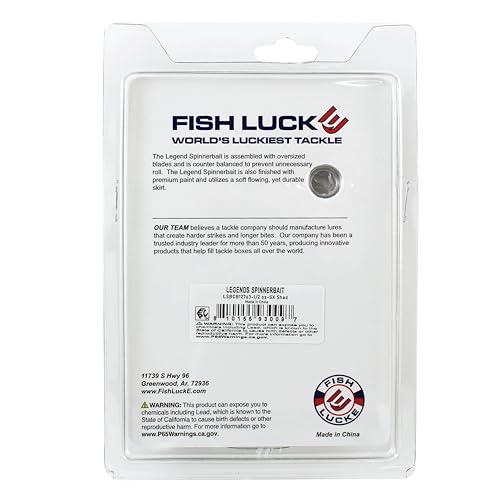 Jimmy Houston Legends Spinner Bait with Willow Blades - color: SX Shad, size: 1/2 OZ