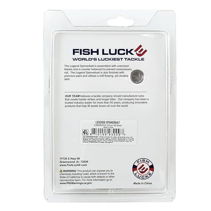 Jimmy Houston Legends Spinner Bait with Willow Blades - color: SX Shad, size: 1/2 OZ