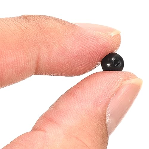 M METERXITY Glow Fishing Beads - Plastic Luminous Round Bait Egg Lure Rig Apply to Outdoor Tackle Tool - size: 6mm