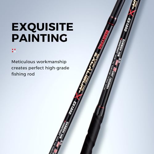BERRYPRO Surf Spinning Rod Carbon Fiber Surf Rod Travel Fishing Rod (9'/10'/11'/12') - style: 10'-spinning-2pc