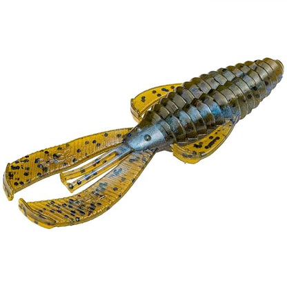 Strike King Rage Bug Fishing Lure, Soft Plastic Grub, Unique Design, Subtle Action - color: Blue Craw, size: 3"