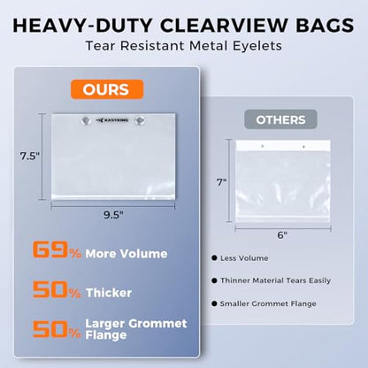 KastKing BaitSpace Detachable Bait Binder Tackle Bag – Large Clear Sleeves, Durable 900D Water-resistant Fabric, Soft Plastic Bait Storage For Hooks, Sinkers & Fishing Accessories - color: Black Camo