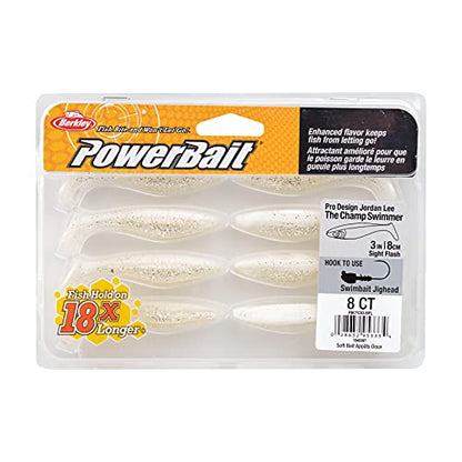 Berkley PowerBait The Champ Swimmer Fishing Soft Bait - color: Sight Flash, size: 3"