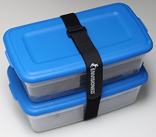 Elastic Reusable Cinch Straps 2" x 20" - 6 Pack Multipurpose Quality Hook and Loop Securing Straps - size: 2" x 20"