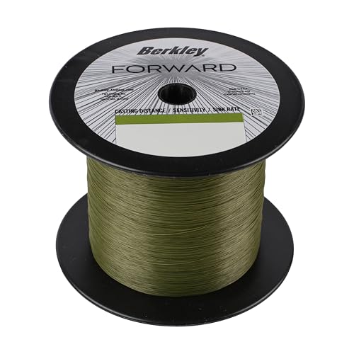 Berkley Forward Braid Fishing Line - color: Low-Vis Green, size: 8 lb - 1500 yd