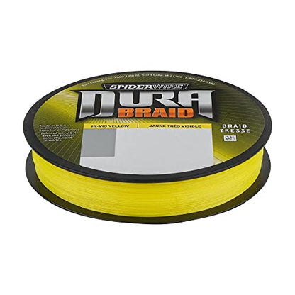 SpiderWire DuraBraid Braid Fishing Line - color: Hi-Vis Yellow, size: 10lb - 150yd
