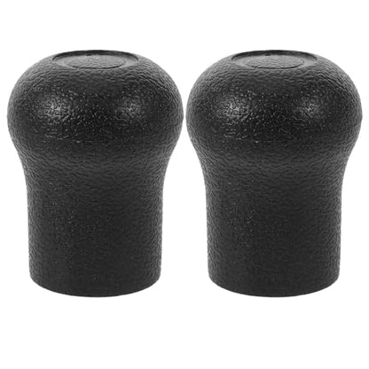 2pcs Rubber Fishing Rod Butt Cap, 7/8" 22mm End Protector Cap for DIY Fishing Rod Building and Repairs, Non-Slip End Cushion, Fish Pole Holder Accessory