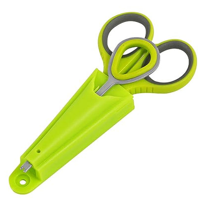 Scissor with Pliers Hook Remover Stainless Steel Fishing Multifunction Pliers Fishing Braided Line Cutter Fishing Gear Tackle - color: Green