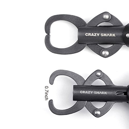 Aluminum Fish Hook Remover Removal Fishing Tools Tackle Squeeze-Out 6.7in Gray - color: Gun Metal