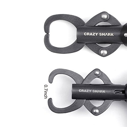 Aluminum Fish Hook Remover Removal Fishing Tools Tackle Squeeze-Out 6.7in Gray - color: Gun Metal