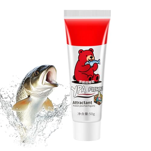 Fishing Scent Gel 50g Powerful Long-Lasting Fly Fishing Gear | Worm Bait Gel for Outdoor Activities Camping Survival Kayak Boat Shore Lake River Beach