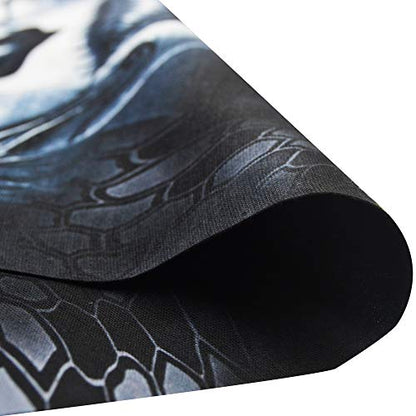 Obacle Skull Face Mask for Women Dust Wind Sun Protection Rave Festival Riding - color: Women Gray Face Slim