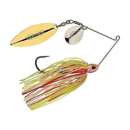 Berkley Power Blade Compact Fishing Spinnerbaits - color: Hot Slaw/Silver + Gold, size: 3/4 oz - Colorado Willow