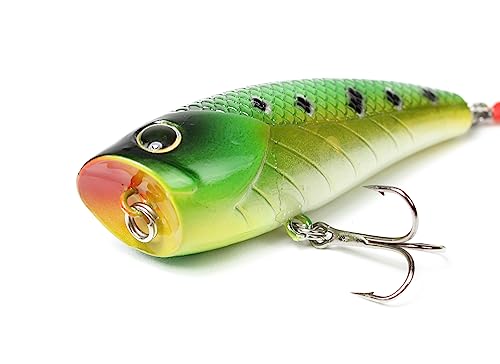 LUNKERHUNT Deep Diving Crankbaits – 4-Pack | Premium Hard Bait Fishing Lures for Bass, Walleye & Saltwater | Ideal for Deep Water Action - color: 4-Pack Top Water