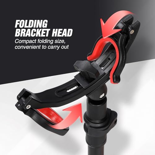 REDCAMP 360° Adjustable Fishing Rod Holders, Non-Slip Silicone Fishing Pole Holders for Chair & Ground Mount, 1/2/4 Pack - color: 1 Pack