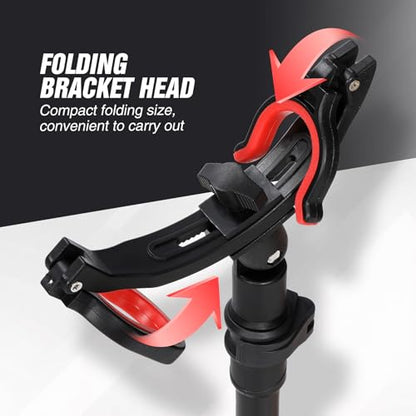 REDCAMP 360° Adjustable Fishing Rod Holders, Non-Slip Silicone Fishing Pole Holders for Chair & Ground Mount, 1/2/4 Pack - color: 1 Pack
