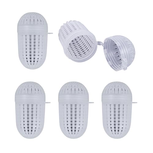 5Pcs Fishing Baits Cage Trap Fish Lure Feeder Basket Holder Baits Bucket Portable Fish Lure Fishing Baits Cage