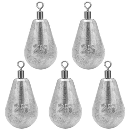 Long Casting Swivel Bell Sinkers Fishing Weights Drop Shot Weights with Swivels Fishing Lead Sinker 1/2oz 3/4oz 1oz 2oz 3oz - size: 3oz-5pcs