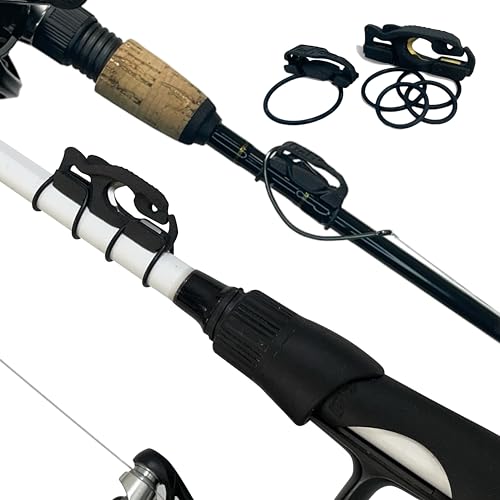 FinMan Multitool & Stow | Rod Mounted Line Cutter & Hook Keeper for Tackle Changes | Prevent Tangles, Keep Hooks Safe and Sharp, and Secure Weights | Easy to Install & Made in The USA - color: MultiTool + STOW - Saltwater
