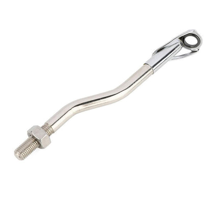 Replacement Part New Bowfishing Rod Attachment Bow Fishing Reel Seats Shoot Thru Rod Stainless Steel