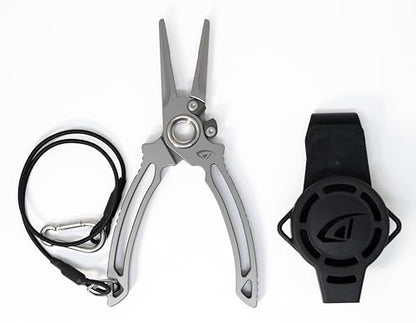 danco Titanium Side Cutter Fishing Pliers with Sheath, Fishing Line, Saltwater Safe, Fresh/Saltwater Fishing - style: Side Cutter