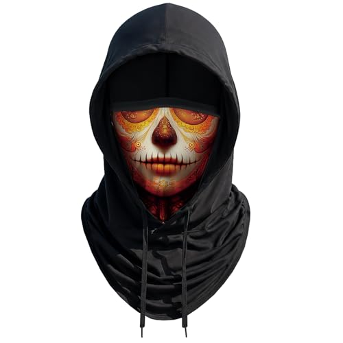Skull Balaclava Hat for Women Men Sun UV Protection Summer Cooling Full Face Mask Cycling Hiking Fishing Outdoor Sports - color: Skull 11
