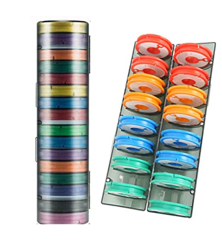 Toasis Fishing Snelled Hook Holders Tenkara Line Keepers Fishing Leader Rig Storage Spools (16 Spools) - size: 16 Spools