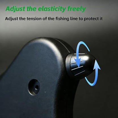 Black Pig-Shaped Fishing Line Winder Spooler, All-in-One Portable Fishing Reel Spooling Station for Spinning, Casting Reels, Clamp-on Rod or Desk Mount, Anti-Twist, Multi-Function, - size: RXQ-XN