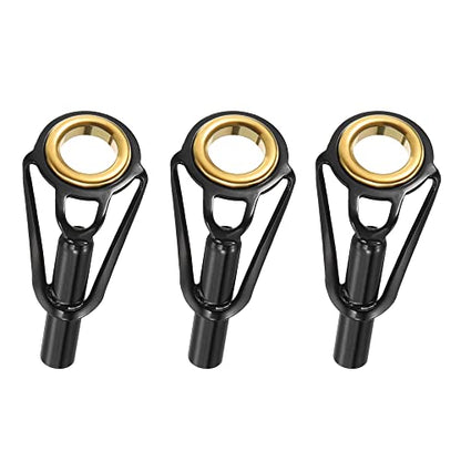 PATIKIL Fishing Rod Tips Repair Kit Stainless Steel Ring Guide for Saltwater Freshwater Fishing - size: 3mm
