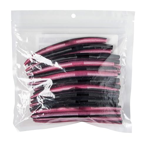 Yum Lures Dinger 5" Bulk 30-Pack - color: Red Shad, size: 5 Inch