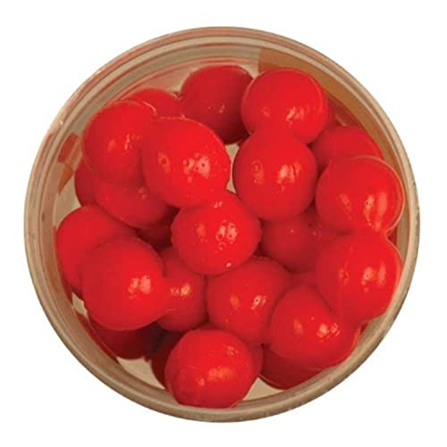 Berkley PowerBait Power Eggs Floating Magnum Fishing Soft Bait - color: Salmon Egg Red - Garlic Scent