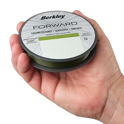 Berkley Forward Braid Fishing Line - color: Low-Vis Green, size: 10 lb - 150 yd