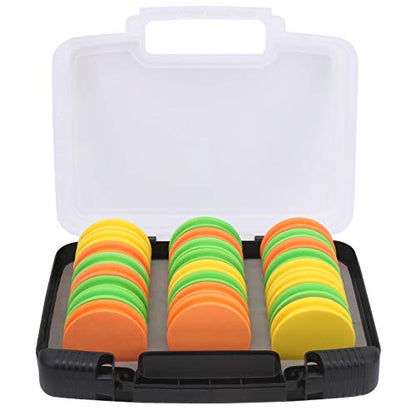 24pcs EVA Fishing Line Storage Spools, Winding Board Tool Bobbin Tackle Mix Color