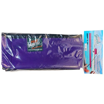 Full-Enclosure Fishing Rod Sleeve Bag Cover Sock Protector. Fits Conventional & Spinning Rods. Made in USA - color: Purple, size: 5' 6" feet (66 inches long), style: 8 inches in circumference